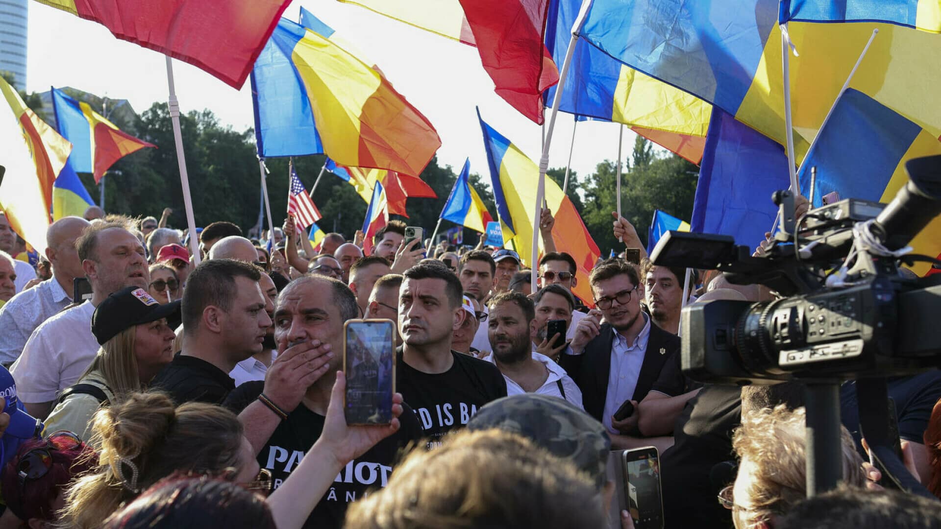 Protest AUR în București