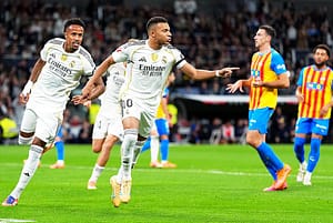 Real Madrid -0 » Mbappe și două eurogoluri o desprind pe Real Madrid în fruntea La Liga