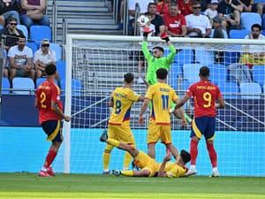 Spania U21 -1, ACUM. GOOL! Munteanu, GOOOL splendid! Ilie salvează de pe linia porții