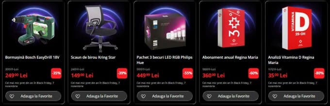 black friday 2025 - catalog emag 4 noiembrie