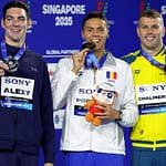 Îndemnul postat de David Popovici, după ce a devenit dublu campion mondial la Singapore: „Aceasta e victoria”
