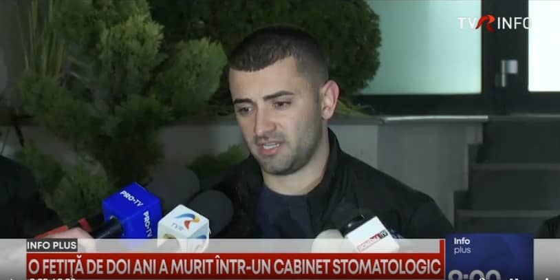 VIDEO „Ei au sedat copilul cu niște analize ieșite rău. Au omorât-o”, acuză tatăl fetiței moarte în clinica de stomatologie din București / Prima reacție de la Crystal Dental Clinic