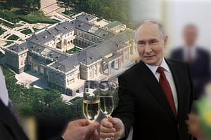 Mobilizare pentru a treia zi la rând în apropiere de „palatul lui Putin”, unde o dronă ucraineană a provocat un uriaș incendiu de pădure