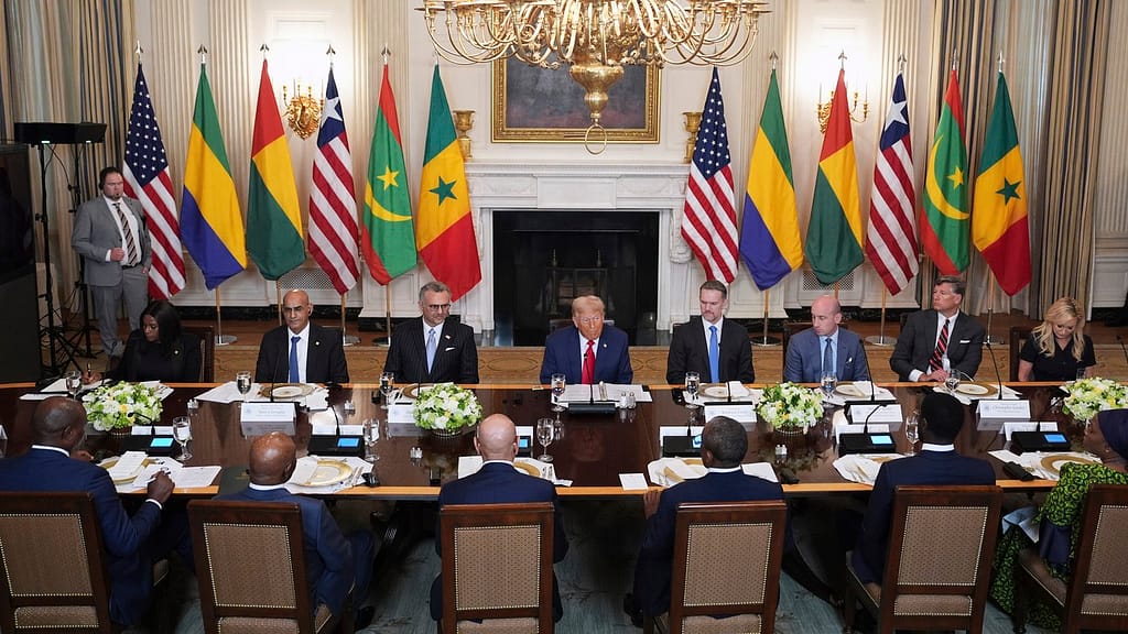 VIDEO Gafă la Casa Albă. Trump l-a întrebat pe președintele Liberiei unde a învățat engleza, limba oficială a țării sale