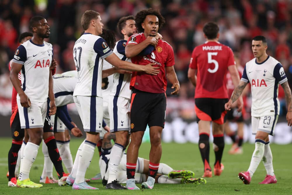 Tottenham, echipa lui Radu Drăgușin, a câștigat Europa League. A învins în finală cu 1-0 pe Manchester United. FOTO - Imaginea 11