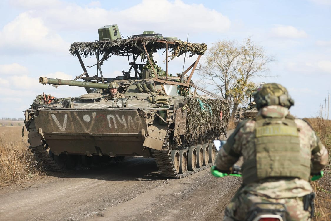Soldați ruși pe frontul din Donețk foto profimedia