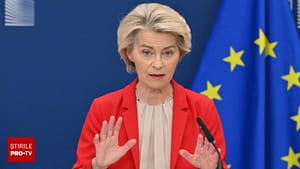 Ursula von der Leyen vine luni în Parlamentul European la dezbaterea moţiunii de cenzură