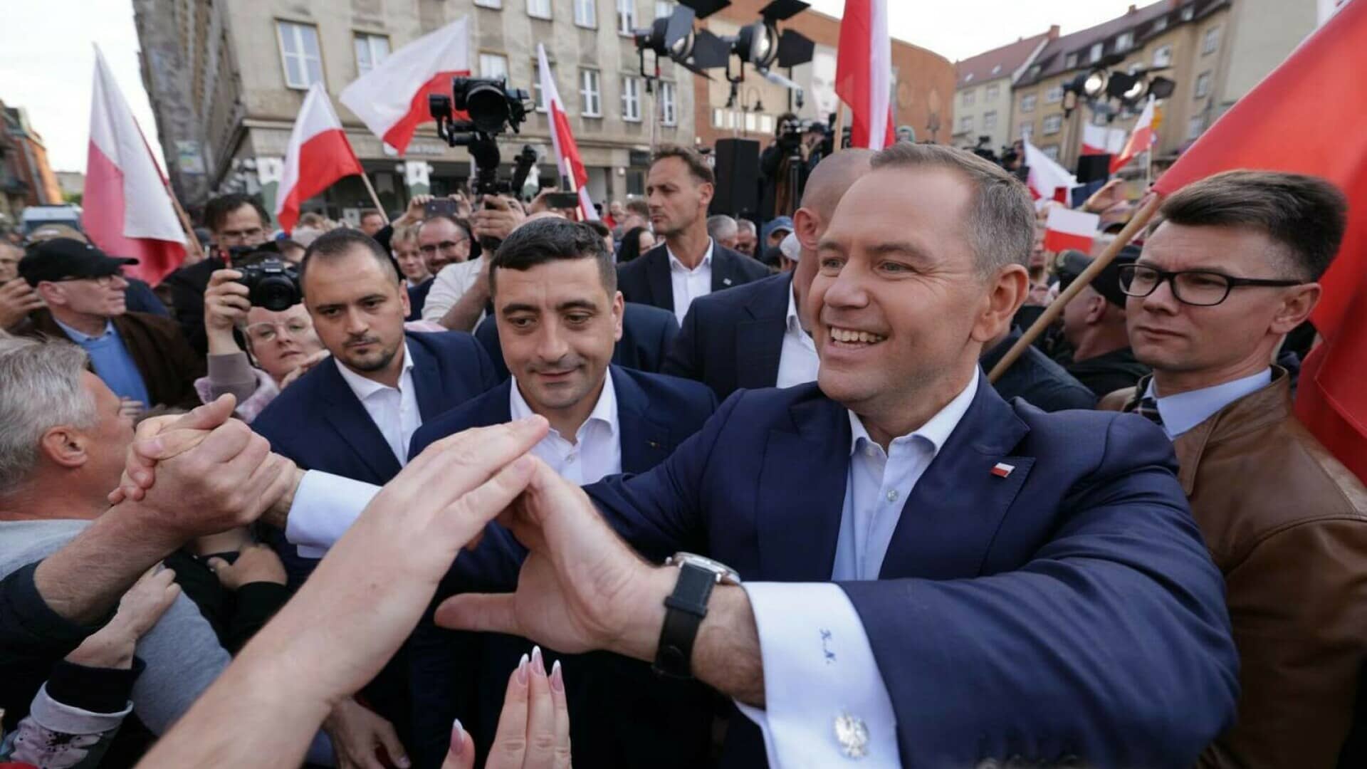 George Simion și Karol Nawrocki
