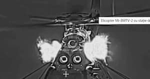 Imagini rare cu elicoptere Mi-8 luând la țintă drone Shahed cu mitraliere americane