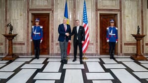 Cătălin Predoiu, întrevedere cu Michael Dickerson: „Consolidarea parteneriatului cu SUA în aceste sectoare, o prioritate strategică”