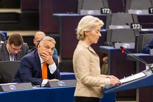 Înaintea votului de joi, Viktor Orban o amenință pe Ursula von der Leyen cu „o zi turbulentă” și îi transmite un mesaj tranșant / Ce imagine a postat