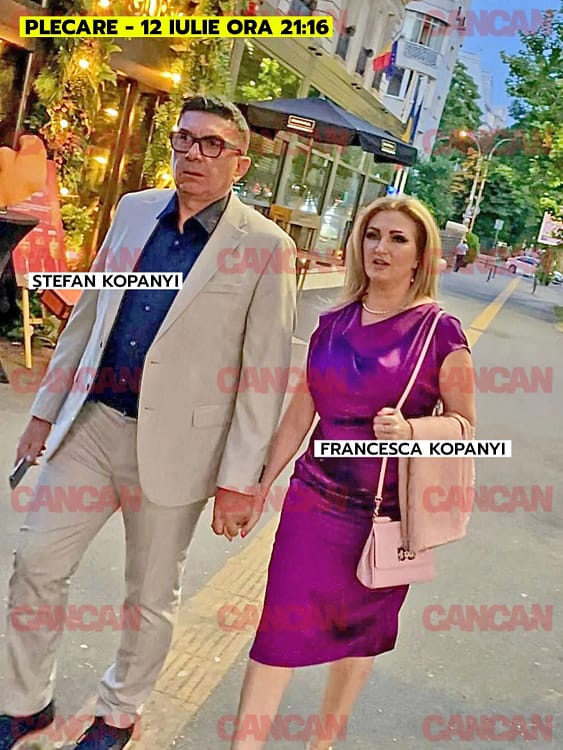 Ștefan Kopanyi alături de soția sa FOTO: Cancan