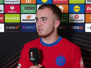 Reacția lui Mihai Toma, după ce a marcat primul gol pentru FCSB în ”nebunia” 4-3 cu Feyenoord