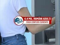 Trei din zece români nu au cont bancar. Experții avertizează că obiceiul plăților cash alimentează economia subterană