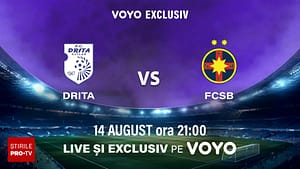 LIVE | Drita -albaștrii” joacă, AZI, meciul calificării. Duelul, transmis pe VOYO, de la ora 21
