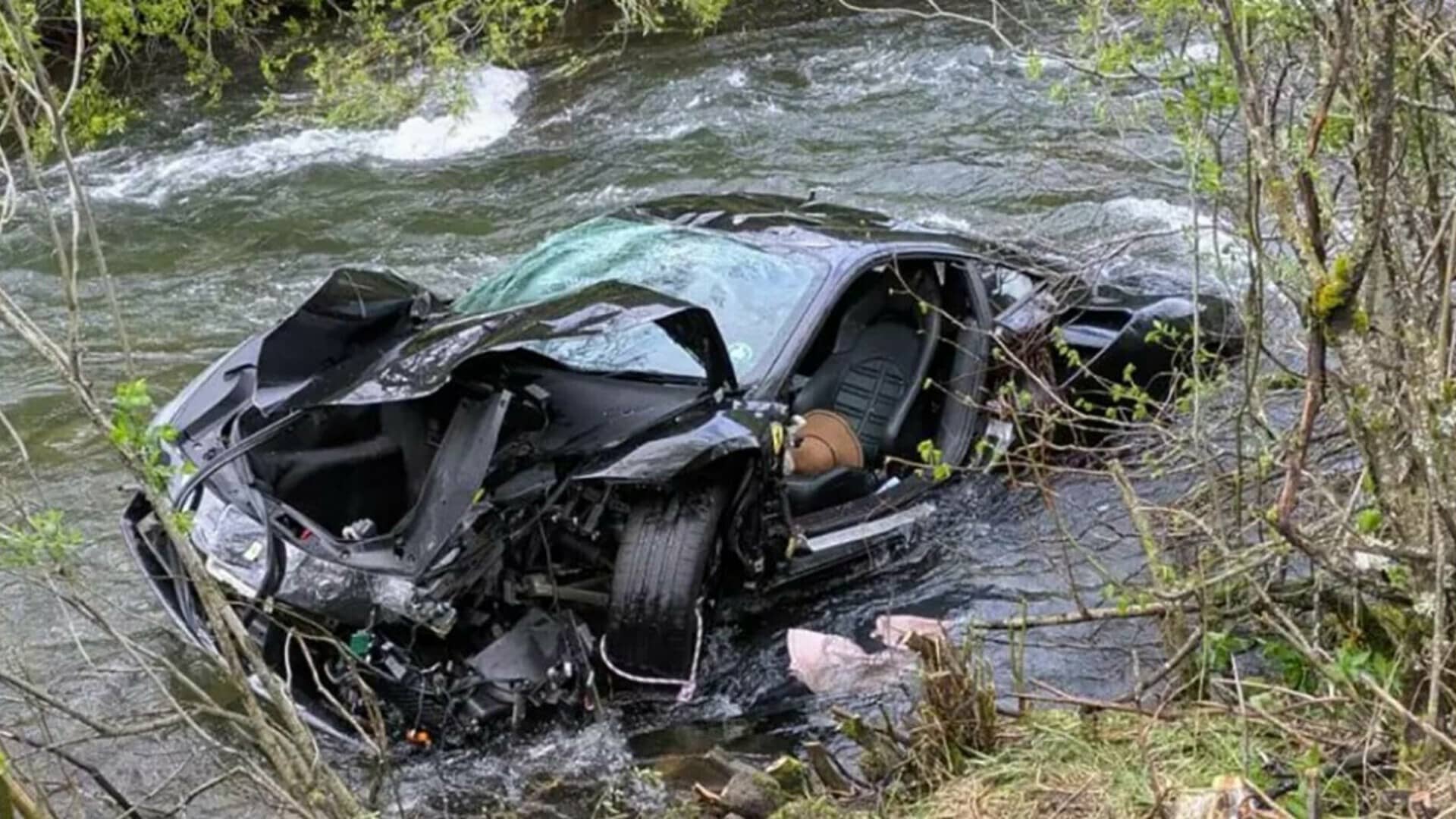 Accident Ferrari