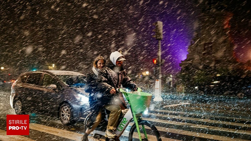 Crăciun cu zăpadă în România: ninsori, viscol și cod galben în 19 județe și în Capitală