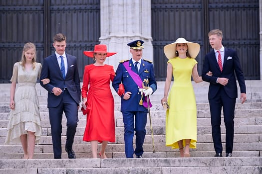 Printesa Elisabeta, regina Mathilde si Regele Philippe al Belgiei de Ziua Nationala Casa Regala (2) jpg