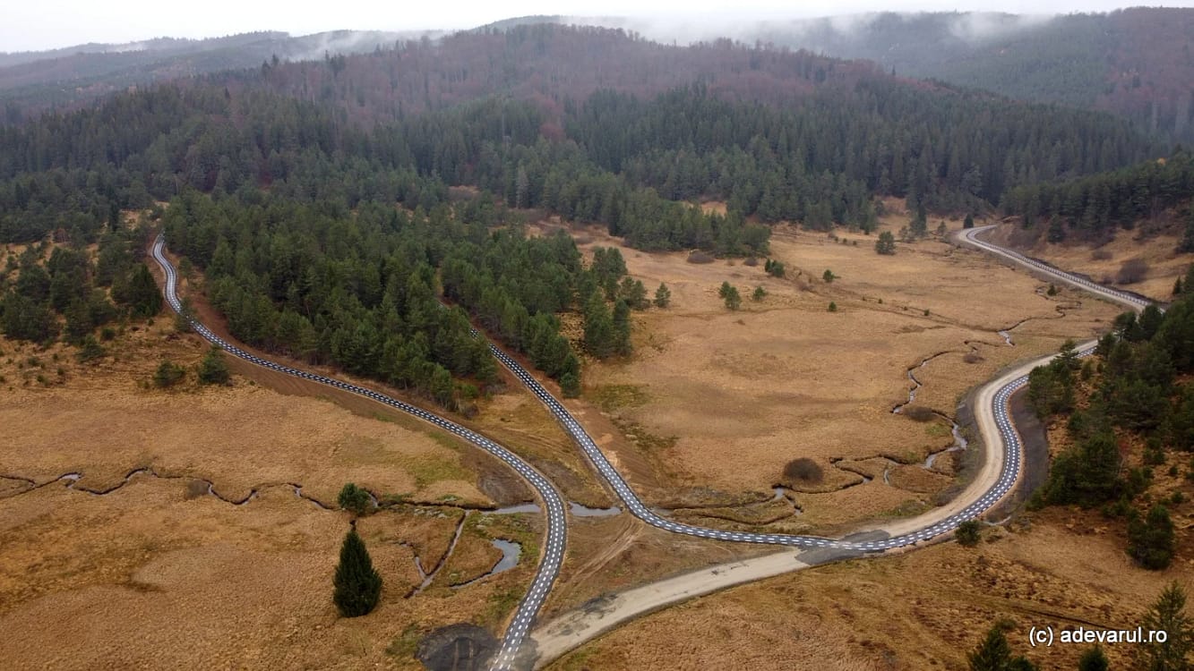 Pista de biciclete din Vadu Dobrii. Foto: Daniel Guță. ADEVĂRUL