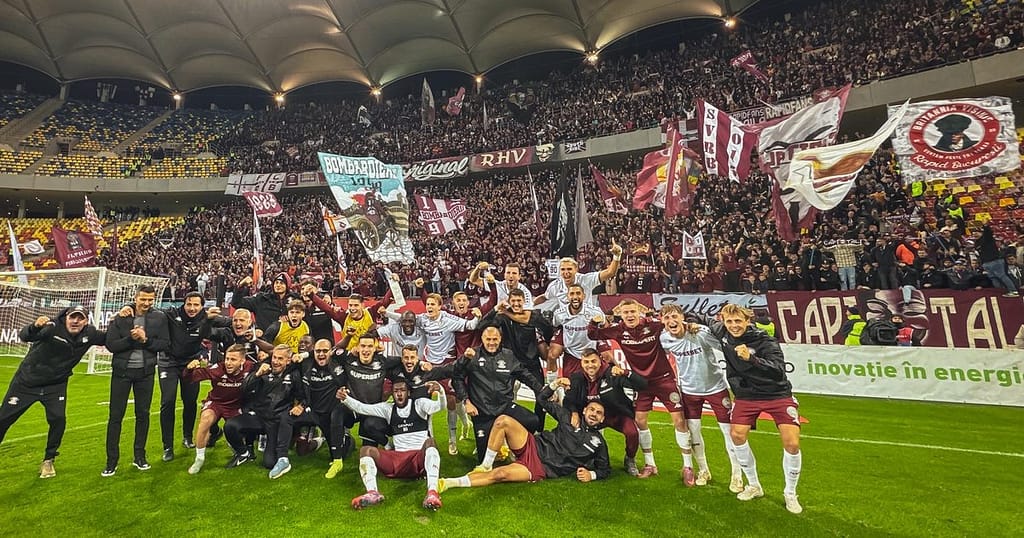 Portarul Aioani le-a scos peri albi dinamoviștilor. Rapid s-a impus într-un derby spectaculos