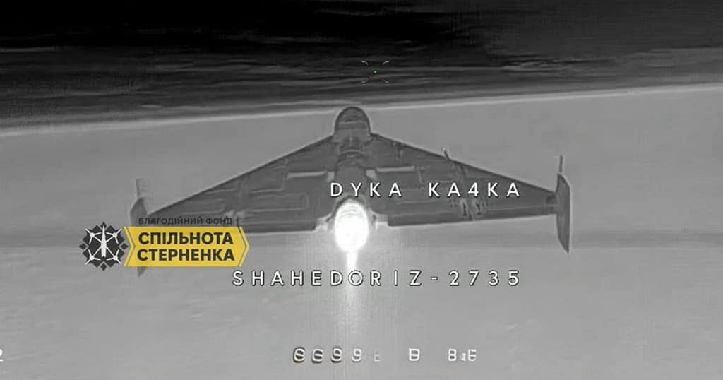 Ucrainenii au doborât o Shahed înarmată cu o rachetă aer-aer cu ajutorul dronei interceptoare Sting