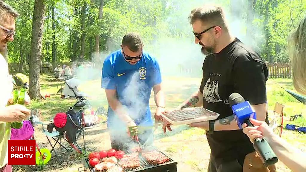 La câțiva pași de București, Cernica devine raiul grătarelor de 1 Mai: „Începem cu un mic tradițional”