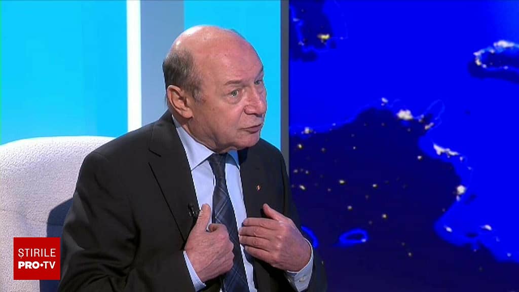 Băsescu: Nicuşor Dan este matematician, e posibil să nu vrea să aibă ca obiectiv doar formarea guvernului