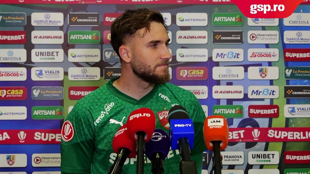 Petrolul vs. Dinamo 0-3 » Alex Roșca, la revenirea fără gol primit în poarta dinamoviștilor: „Nu mi-a picat bine, dar nu am lăsat capul jos doar pt că nu eram titular”