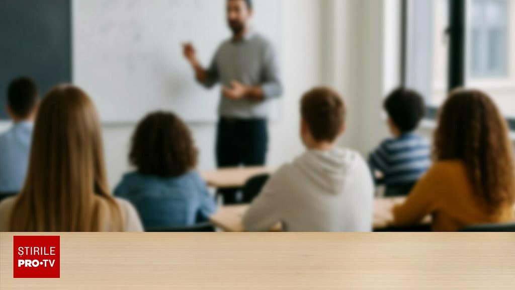 Unui profesor i s-a interzis să mai predea după ce a pălmuit un elev care a râs de un coleg