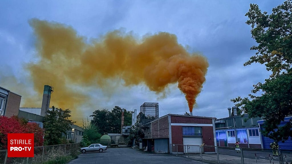 Incident chimic în Germania. Stare de alertă, după ce un nor de gaz portocaliu s-a răspândit deasupra a două orașe
