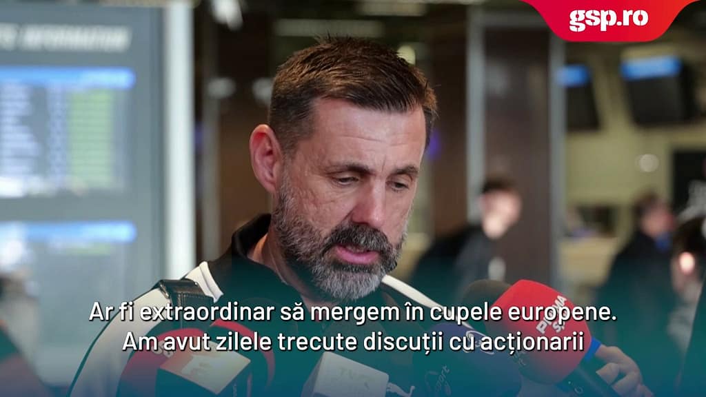 Zeljko Kopic surprinde: „Sezonul trecut ne-am depășit așteptările! Primul obiectiv rămâne play-off-ul”