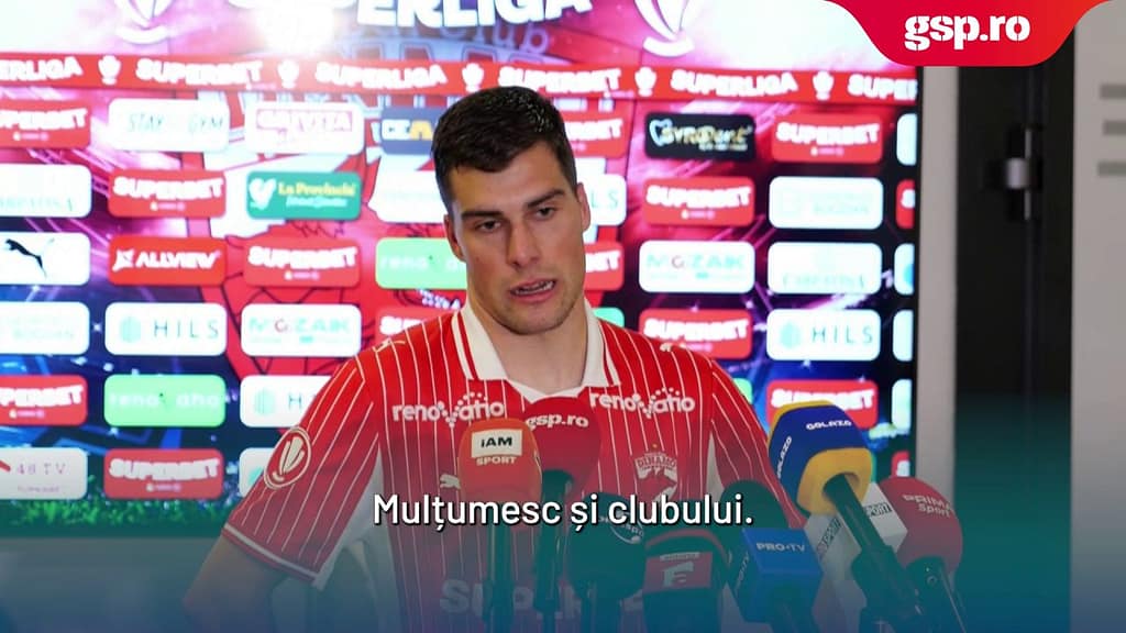 Dinamo -1 » Alberto Soro, după golul victoriei marcat în prelungiri: „ Sunt recunoscător coechipierilor, antrenorului, pentru sprijinul pe care mi l-au oferit”