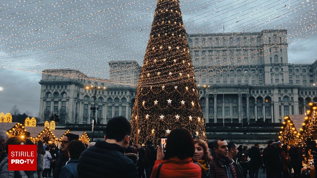 Când se aprind luminițele de Crăciun în București, în 2025. Data la care se dă startul evenimentelor de sărbători