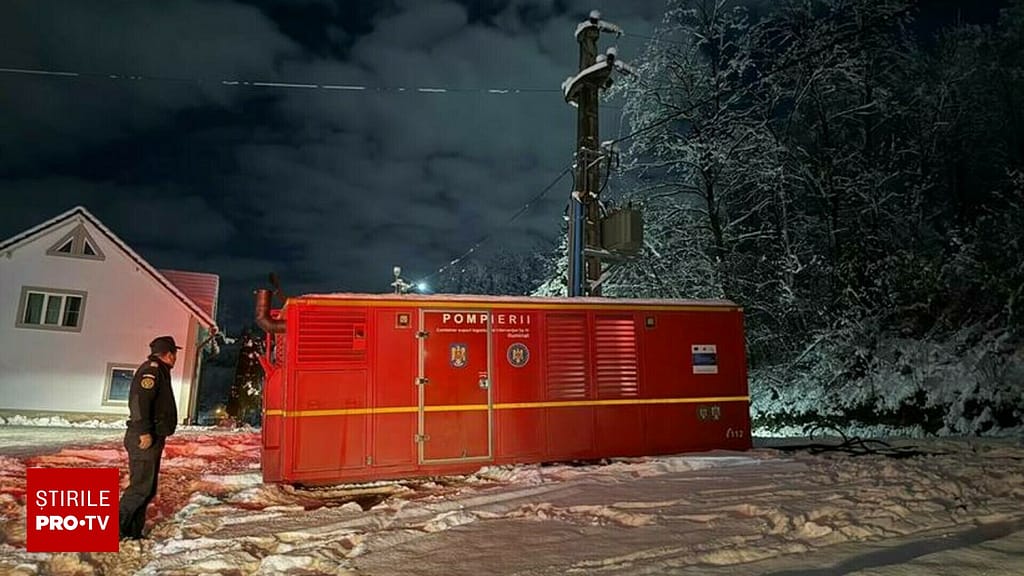 Patru localități din județul Alba nu au în continuare curent electric. Peste 200 de oameni „stau în întuneric”