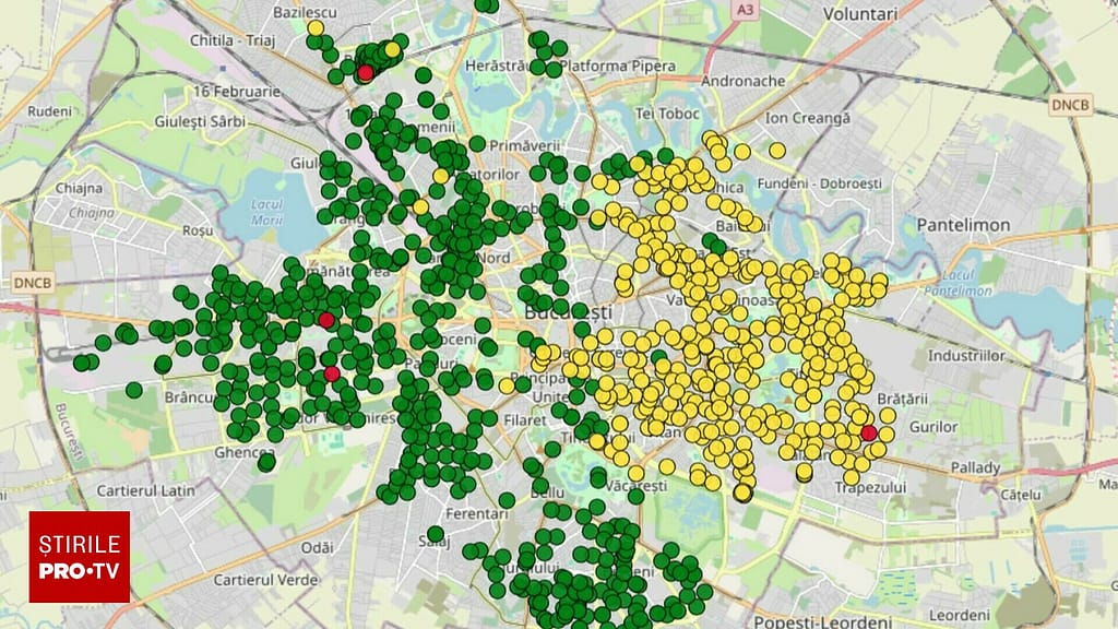 Termoenergetica a amânat din nou termenul de livrare a căldurii și apei calde. Toată România este sub cod galben de ger