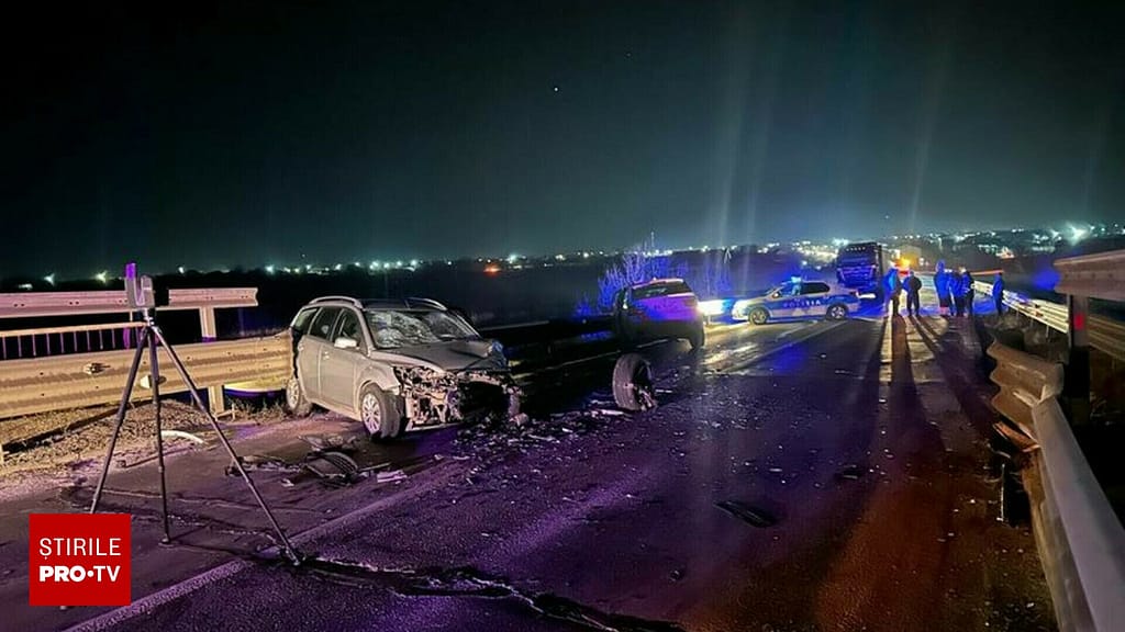 Accident cu opt victime în judeţul Galaţi, provocat de un șofer băut care a intrat pe contrasens. Ce alcoolemie avea