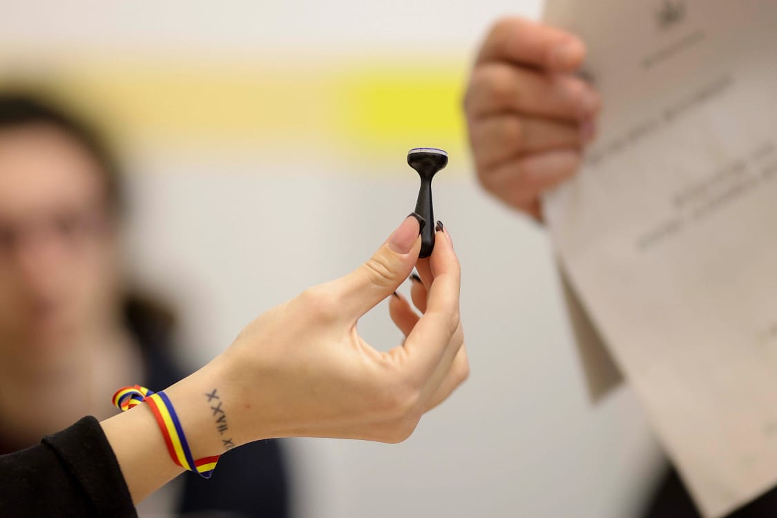 Cum trebuie să arate buletinul de vot FOTO Inquam Photos / Octav Ganea