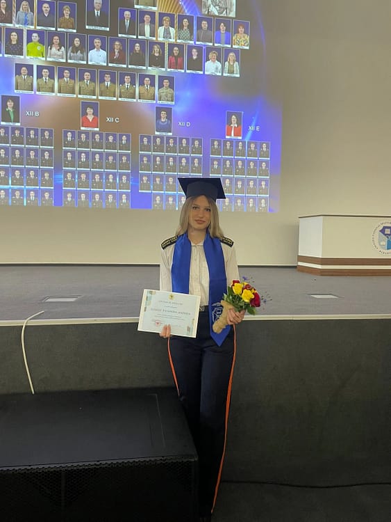 Ruxandra Gogoț, admisă la Academia Forțelor Aeriene FOTO: Ruxandra Gogoț
