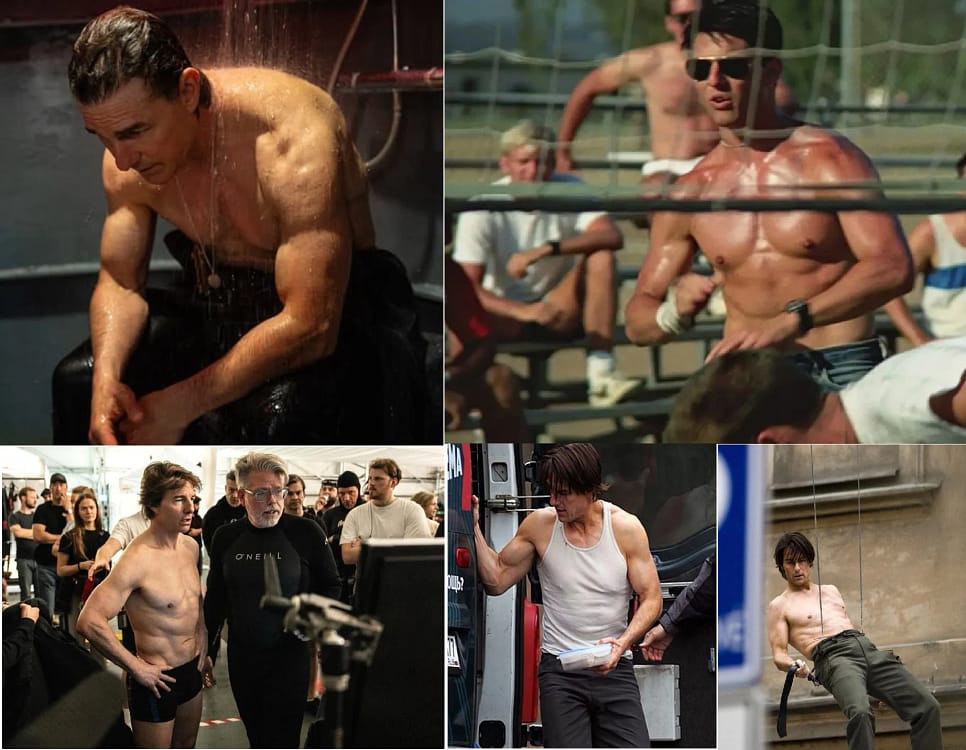 Imagini cu corpul tonifiat al lui Tom Cruise la 63 de ani Colaj DMS