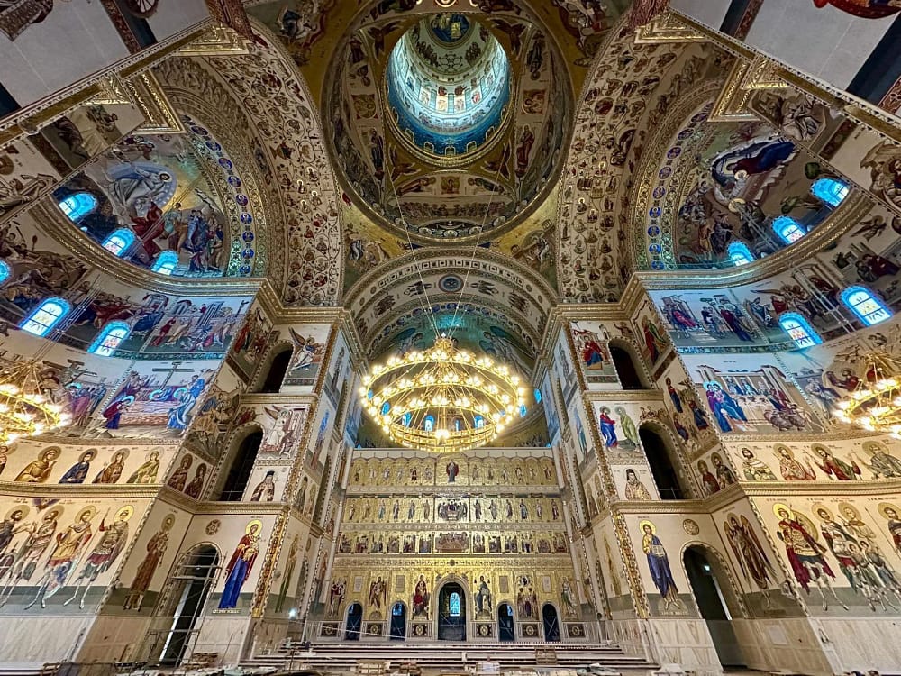 Imagini din interiorul Catedralei Naționale FOTO: Facebook