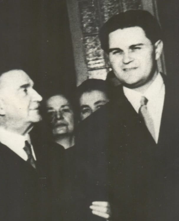 Iuliu Maniu și Corneliu Coposu FOTO arhiva marin pop