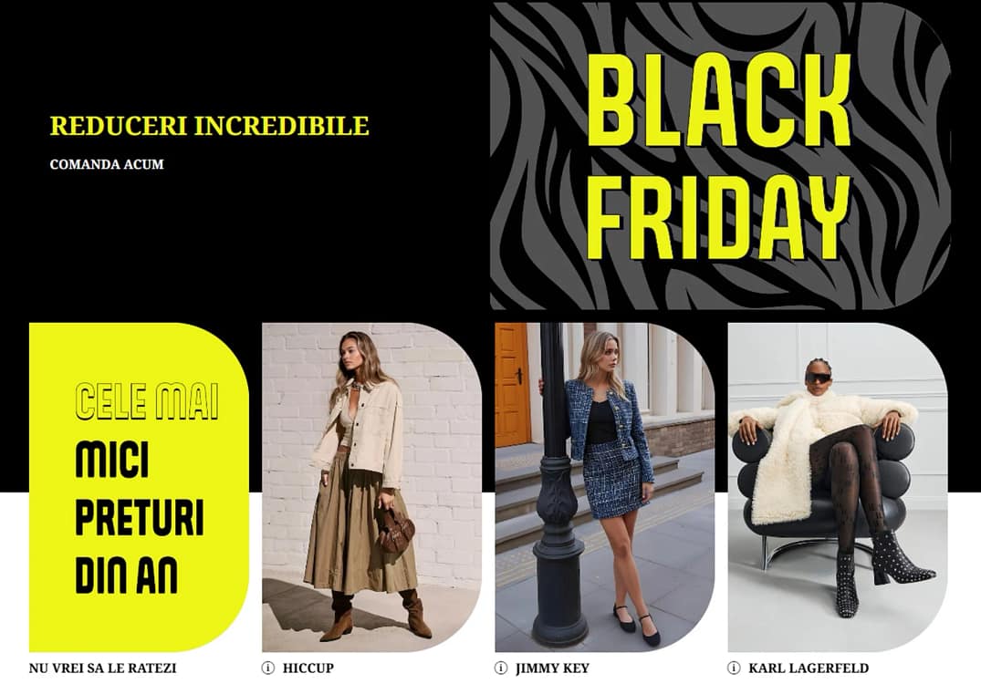 Black Friday la Fashion Days a venit &icirc;n 2025 cu reduceri de p&acirc;nă la 90% Foto Fashion Days