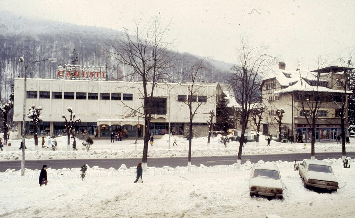 Iarna în Sinaia 1986. Foto Urban Tamas. Fortepan.hu