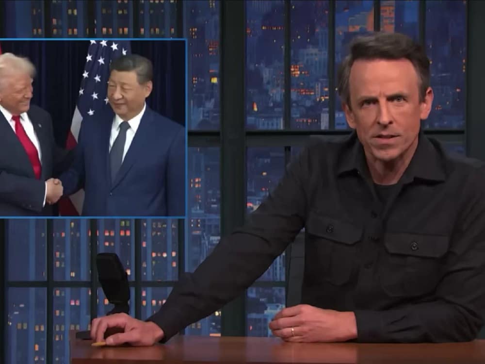 Seth Meyers/FOTO: Captură video X @MarcoFoster_