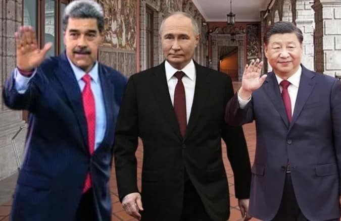 Nicolas Maduro, Vladimir Putin și Xi Jinping/FOTO:X