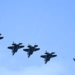 VIDEO „Al doilea atac kinetic” al armatei americane. Trump publică imagini cu bombardamentul, după o mare desfășurare de avioane invizibile F-35