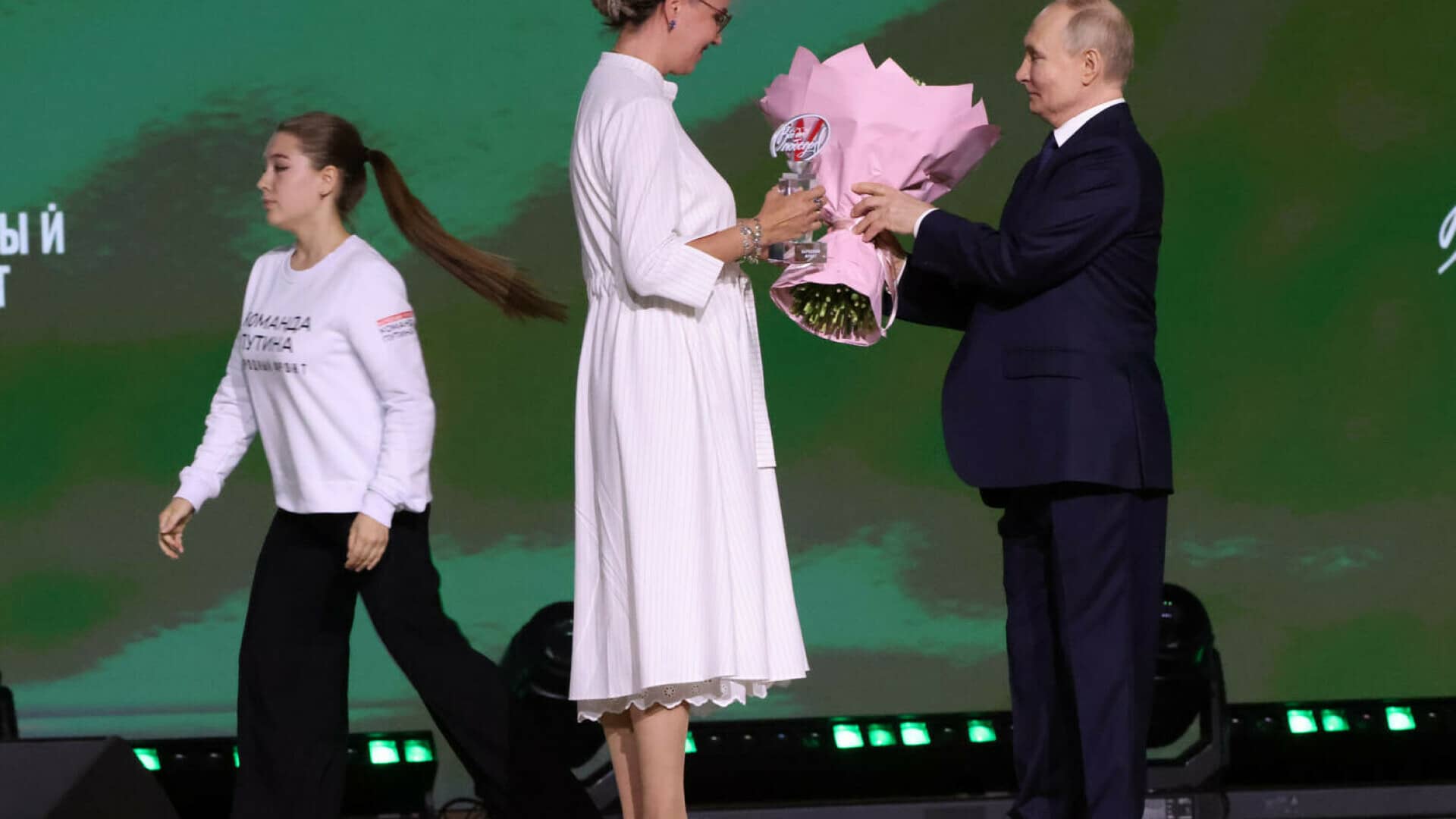 Vladimir Putin flori