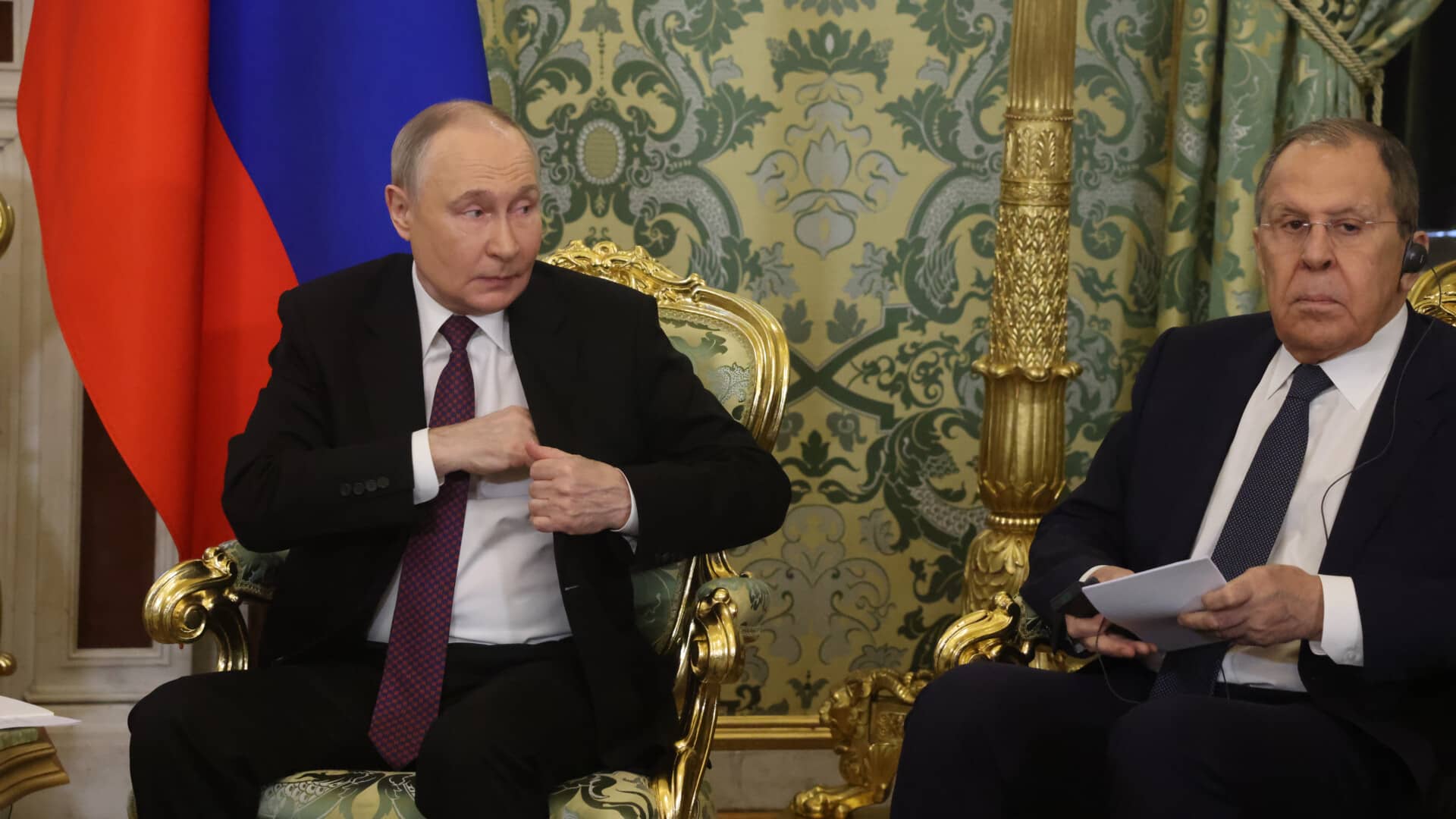 Vladimir Putin și Serghei Lavrov