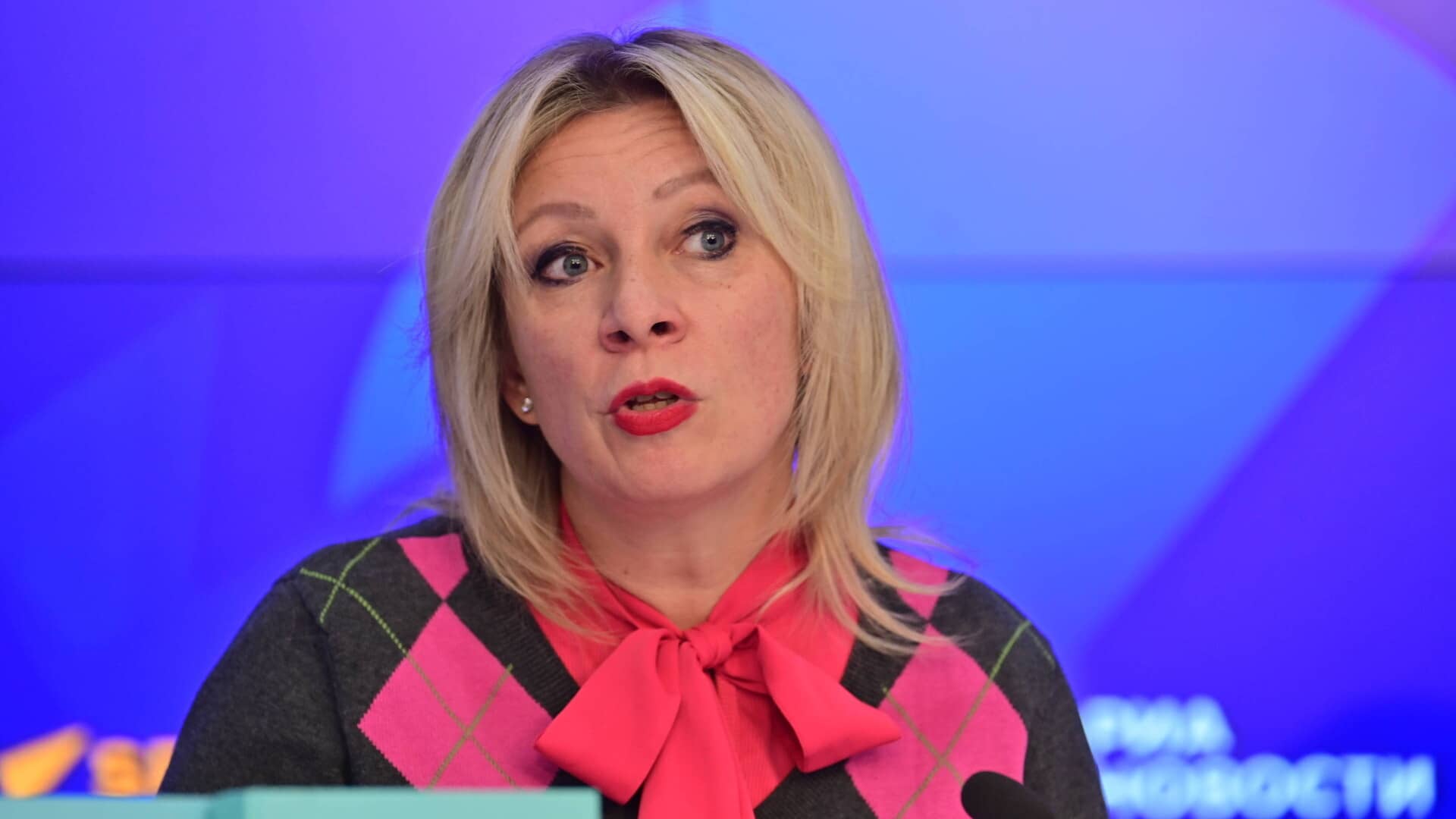 Maria Zaharova, purtătoarea de cuvânt a MInisterului rus de Externe