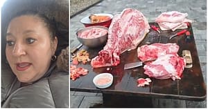 Diana Șoșoacă îl atacă pe George Simion la pomana porcului: „Vai, Simioane, cum ai lăsat scroafa asta agresată sexual! Nici șoricul n-a mai rămas de ea!”